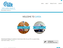 Tablet Screenshot of gardatrading.com